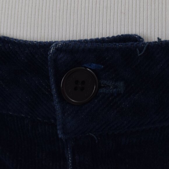 90s Navy Corduroy Low Waist Flare Pants size L - Picture 6 of 9